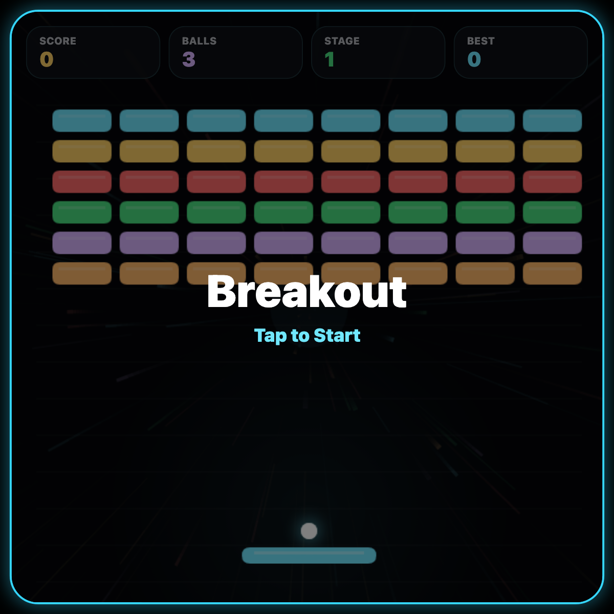 Breakout running on the Meta Ray-Ban Display