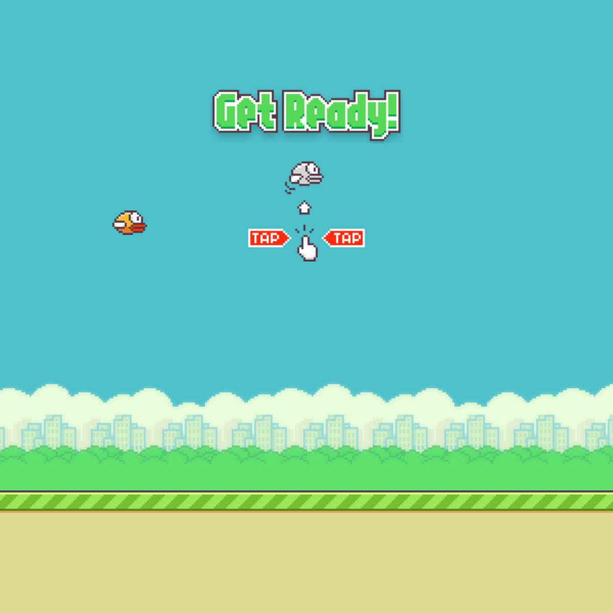 FlappyBird running on the Meta Ray-Ban Display