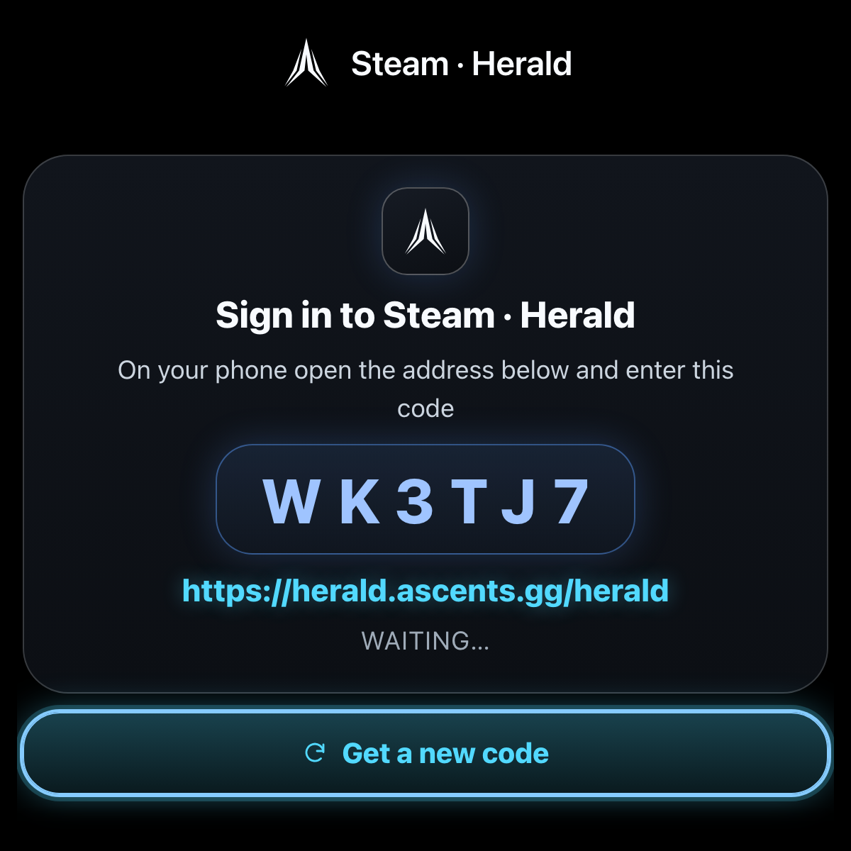 Steam for Herald running on the Meta Ray-Ban Display
